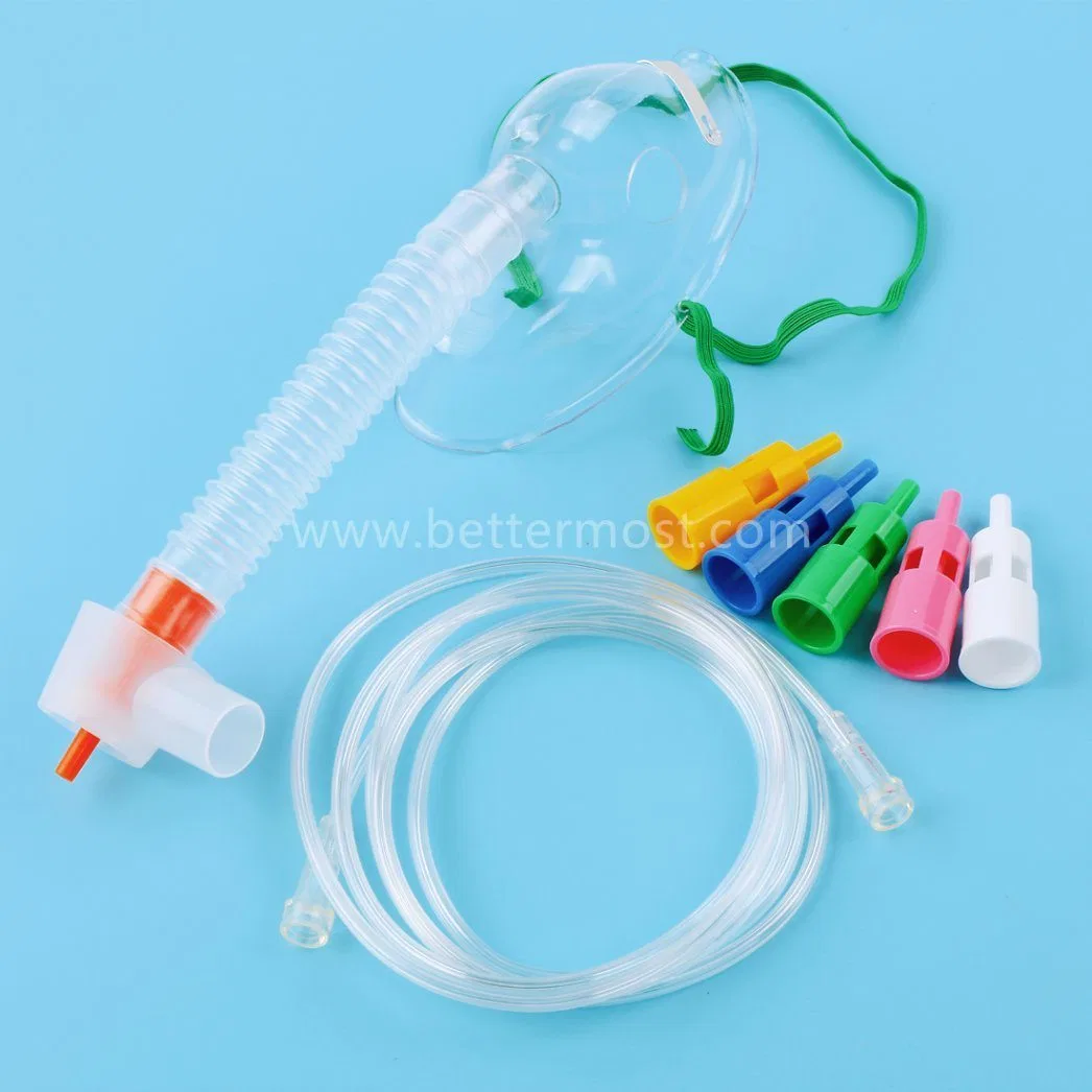 Bm® Disposable High Quality Medical PVC Adjustable Oxygen Venturi Mask Size S/M/L/XL